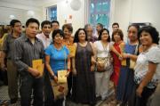 Con amigos e invitados